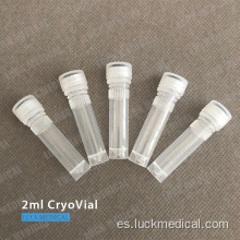 Vial criogénico de 2 ml tubo de transporte de 2 ml